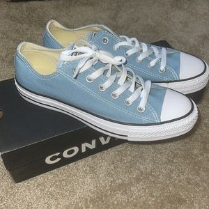 washed denim converses ~ new in box